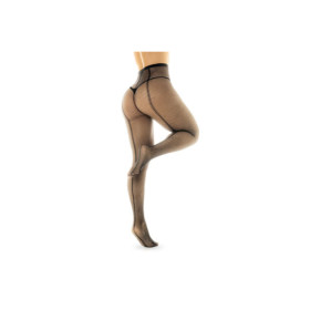 Collant résille sexy noire 